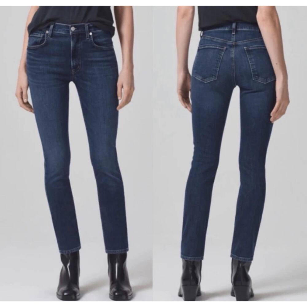 Citizens of Humanity Sloane Mid-Rise Skinny Jeans Womens Size 27 Medium Wash EUC